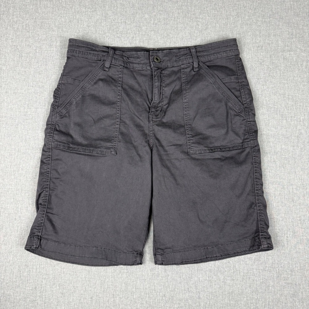 Kuhl Womens Size 12 Gray Splash 9 Cargo Hiking Shorts Outdoor Gorpcore